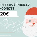 Darčekový poukaz 20€ - Vianočný motív (Tlačená verzia)