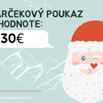 Darčekový poukaz 30€ - Vianočný motív (Tlačená verzia)